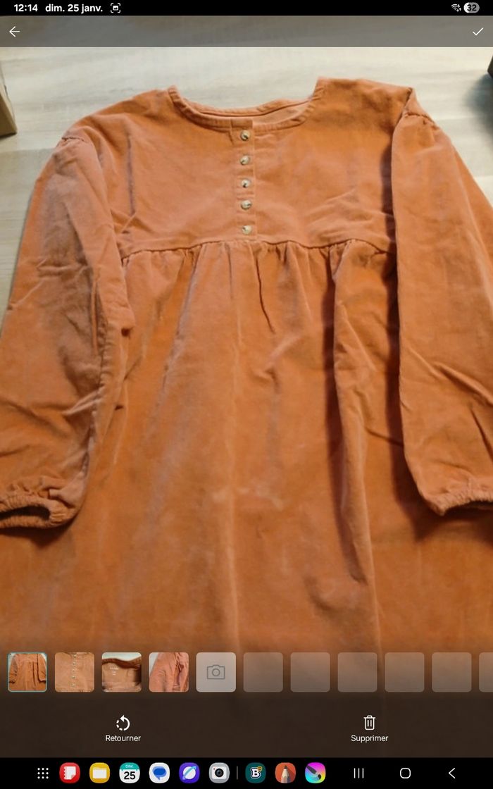 Robe velours 10 ans GF 71