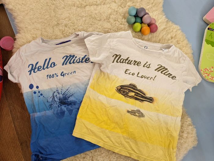 Lot tee shirt MC Okaïdi 4 ans