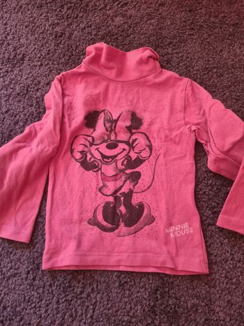Tee-shirt col minnie