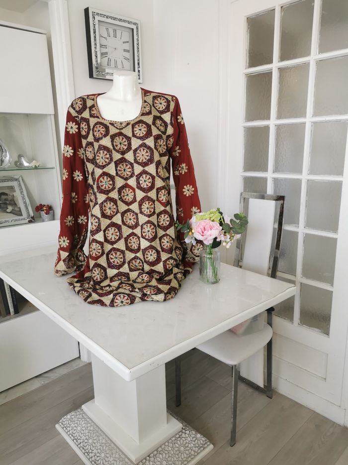 🤎🤍Magnifique Robe Oriental Perlé 🤎🤍 - photo numéro 5