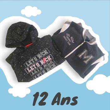 Lot de 2 vêtements 12ans 👦