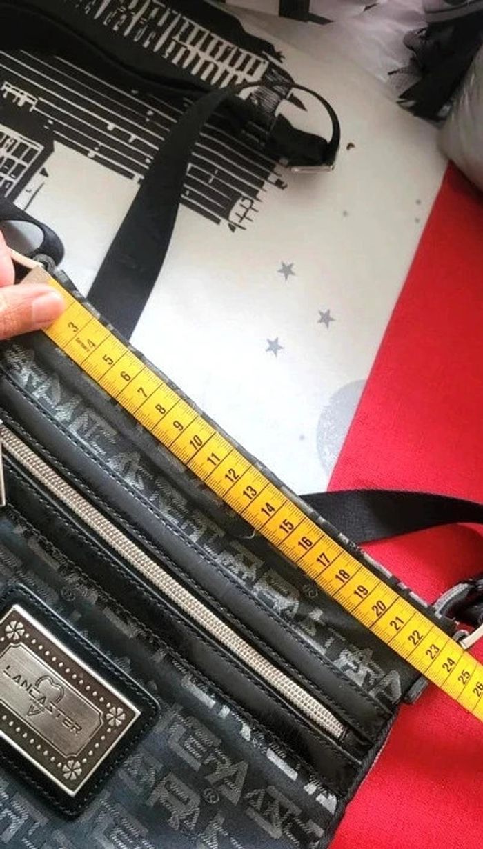 Sac bandoulière Lancaster argenté - photo numéro 9