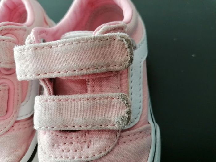 Chaussures baskets rose toile été bébé fille - photo numéro 3