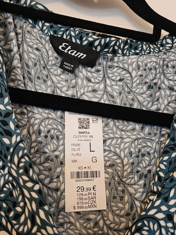 Chemise de pyjama/d'intérieur Etam - photo numéro 6