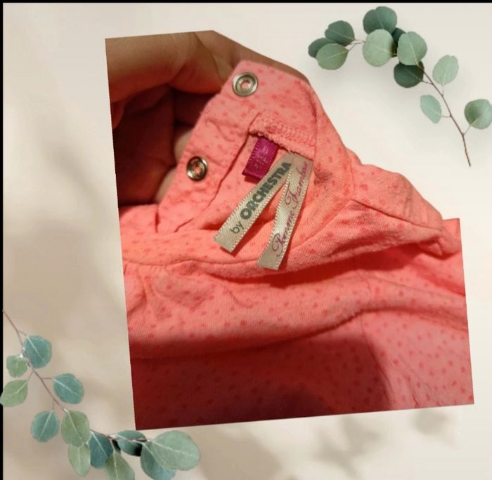 Pull Bébé Fille Rose à Pois – Orchestra (Taille 6 mois) - photo numéro 3