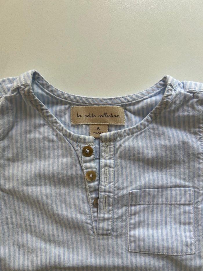 Blouse chemise La Petite Collection 6 mois - photo numéro 2