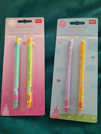 Lot stylos legami pâques et saint valentin