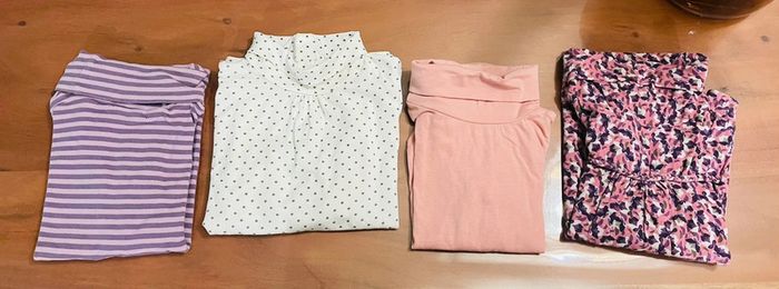 Lot de 4 sous pulls cols roulés - photo numéro 2