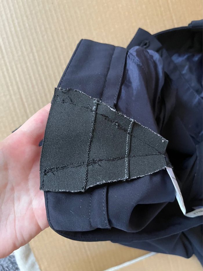 Pantalon tailleur droit bleu marine - photo numéro 8