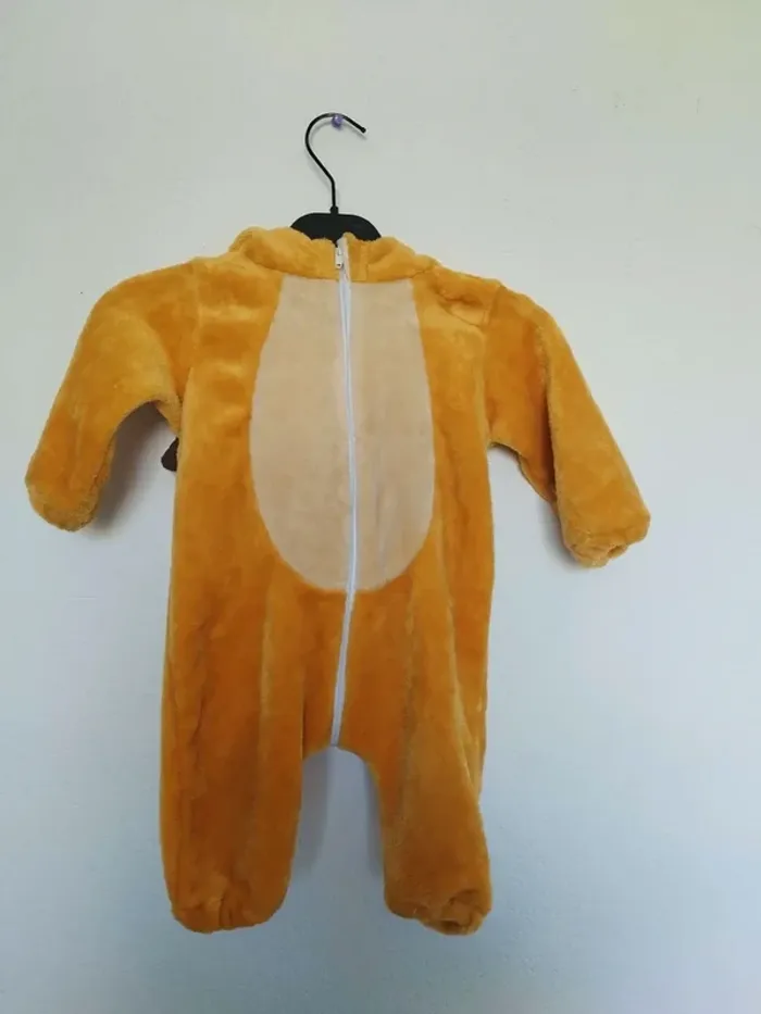 Pyjama hivers marron tigre Pour bébé garçon 9mois - photo numéro 2