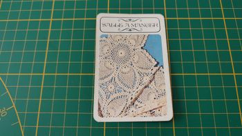 Carte salle à manger en l'état Cluedo miro-meccano pièce détachée jeu de société #E26