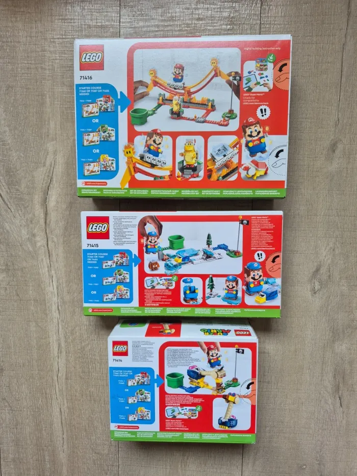 Bundle Pack Lego Super Mario - 71414 - 71415 - 71416 Neuf Scellé - photo numéro 3