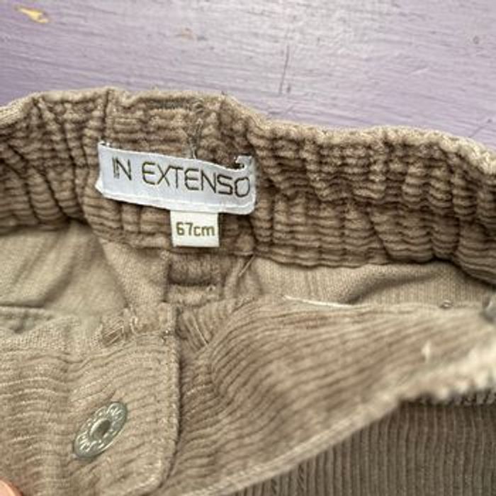 Lot 3 pantalons jeans 6 mois doublé ou velours pour hiver et être au chaud - photo numéro 9