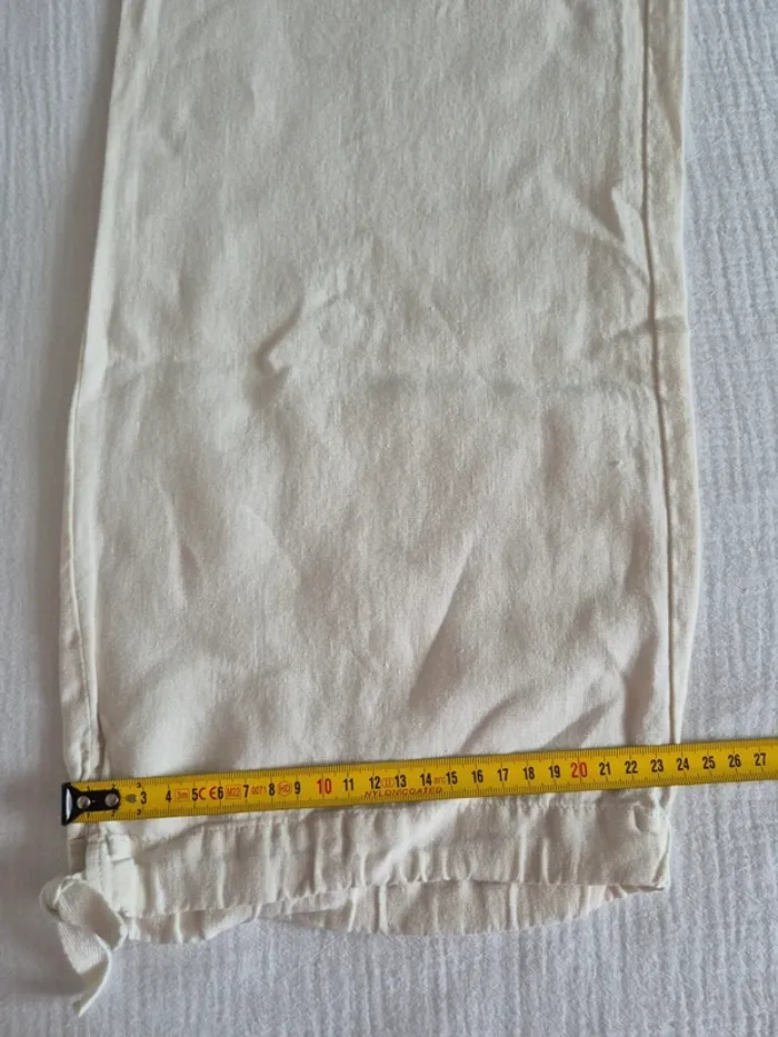 Comptoir des cotonniers - Pantalon beige / écru taille 40 - photo numéro 8