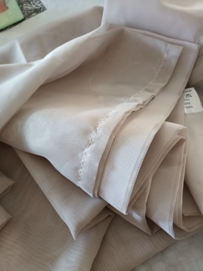 Panneau rideau écru - photo numéro 3