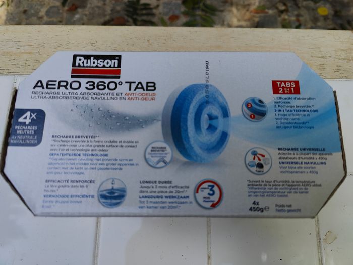 Jeu de 4 recharges ultra absorbantes RUBSON Aéro 360° - photo numéro 2
