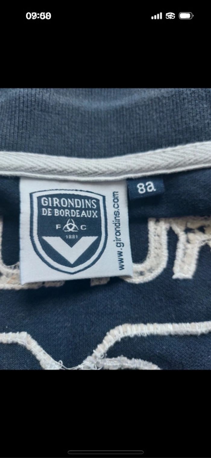Polo Girondins de Bordeaux taille 8 ans - photo numéro 4
