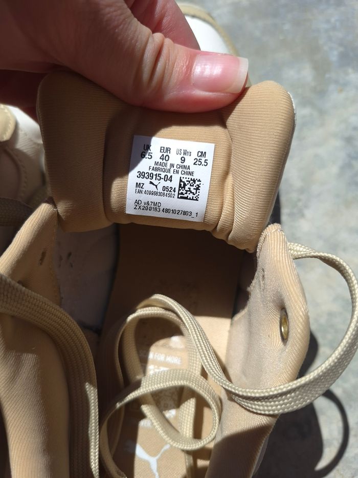 Puma Cilia Wedge beige et blanc - photo numéro 9