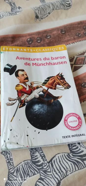 Livre aventures du baron de munchhausen