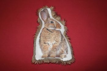 Coussin décoratif lapin