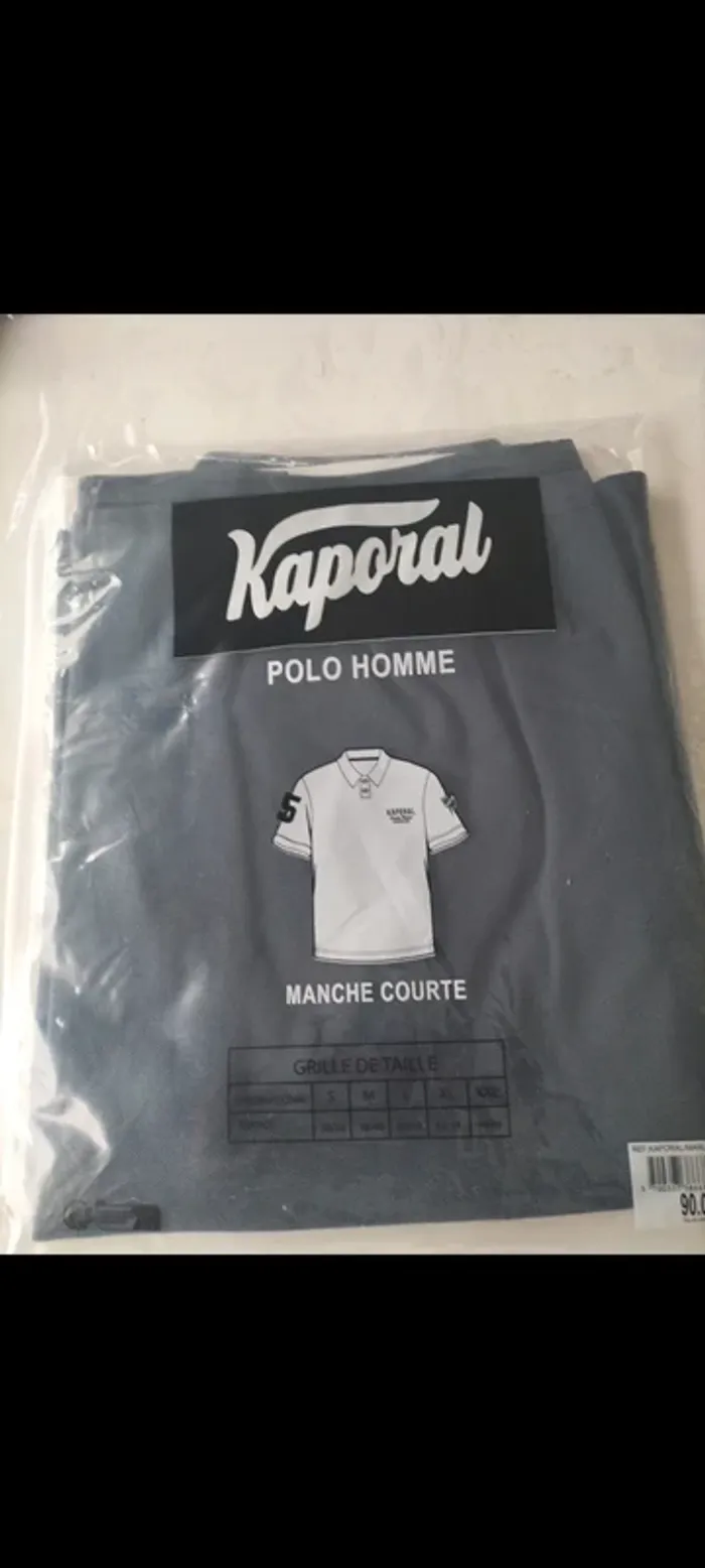 Polo homme Kaporal bleu marine S - photo numéro 2
