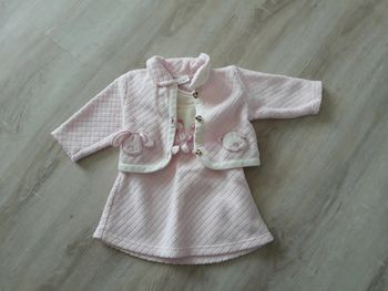 Ensemble retro robe+veste et collant