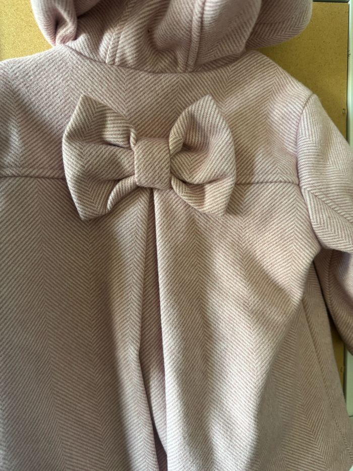 Manteau rose fille avec capuche - photo numéro 5
