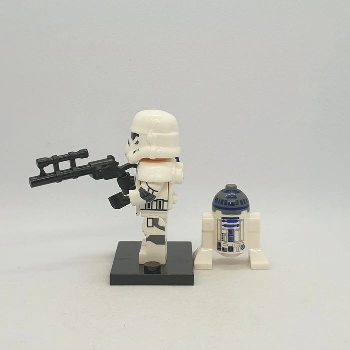 🌠 Figurine Star Wars - Clone Trooper avec R2-D2 - (Style Lego) 🌠 - photo numéro 2