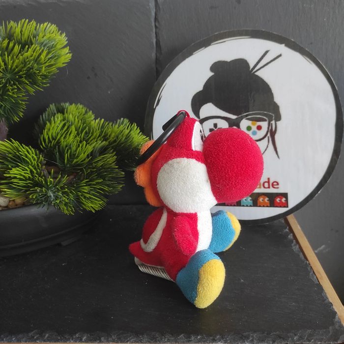 Plush Petite peluche Red Rouge yoshi nintendo Super mario bros  #geektrademario - photo numéro 2
