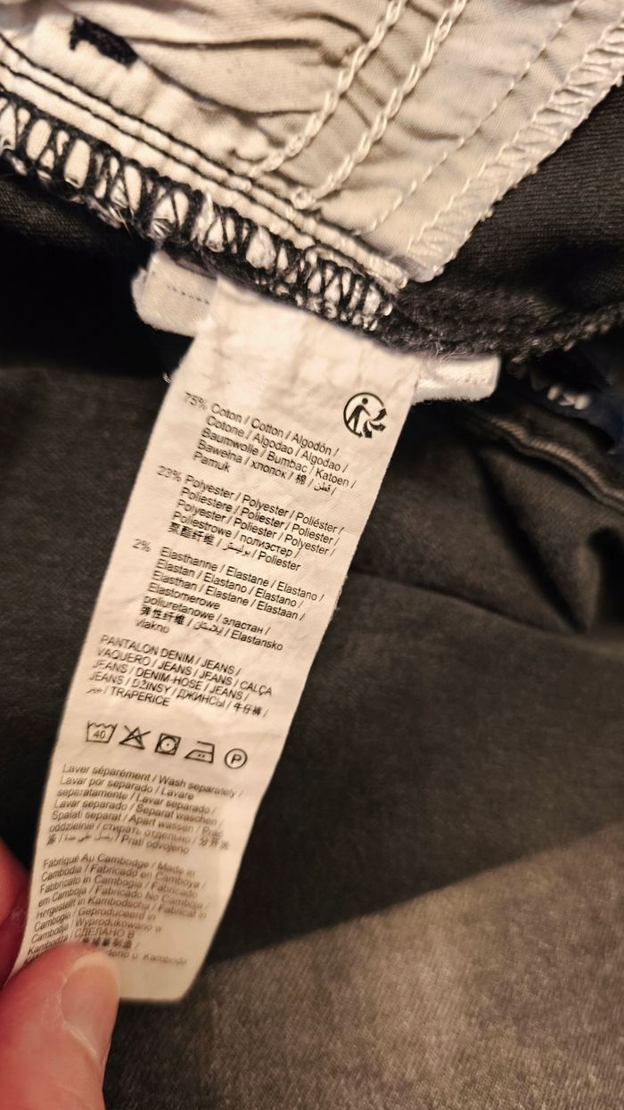 🌺 Jean skinny - noir - Kiabi - T38 🌺 - photo numéro 5