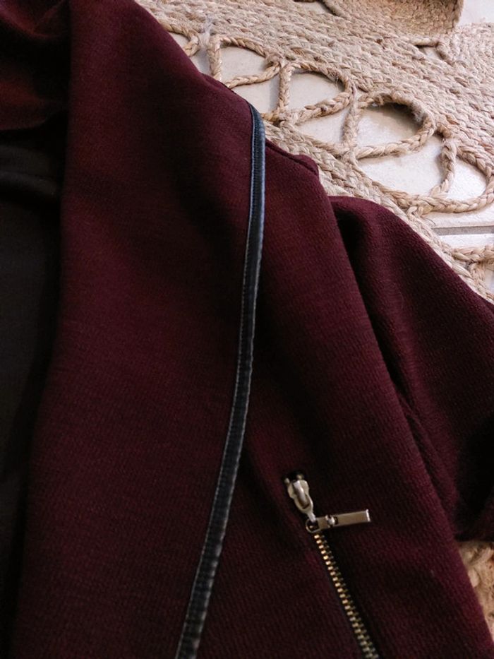 Veste Pimkie bordeaux - photo numéro 2