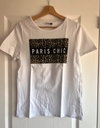 Tee shirt blanc femme