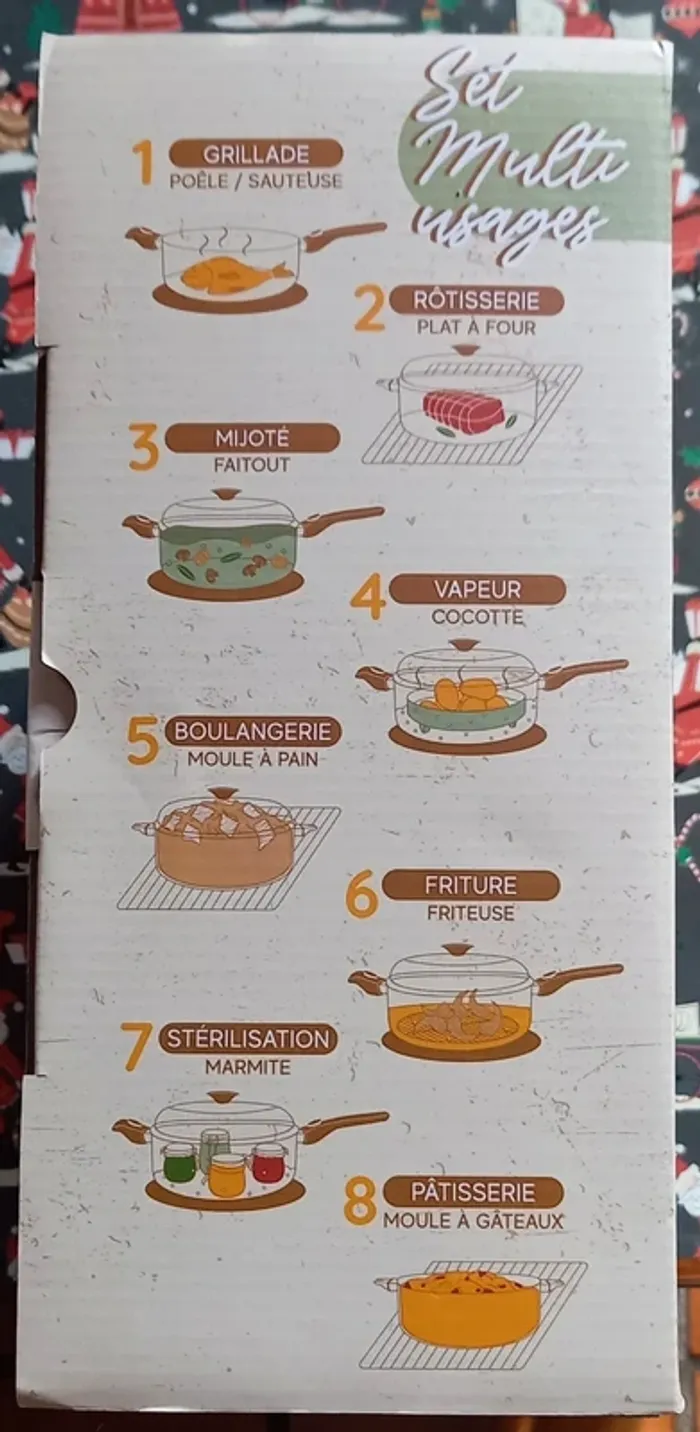 Set culinaire multi-usage 28 cm – aluminium induction – Menastyl Neuf - photo numéro 9