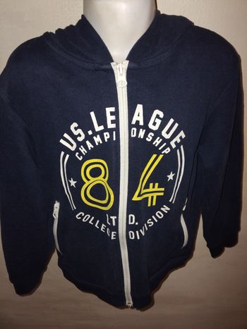 Gilet zippe garçon taille 8 ans marque verbaudet