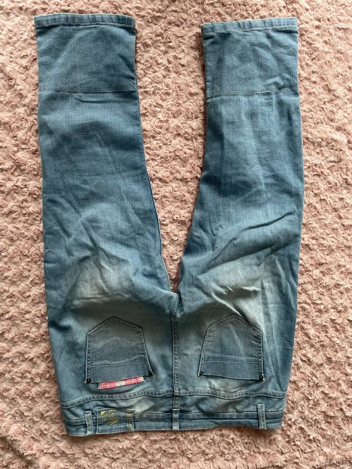 🌸Pantacourt en jeans bleu denim clair taille 40 Cecilia 🌸 - photo numéro 2