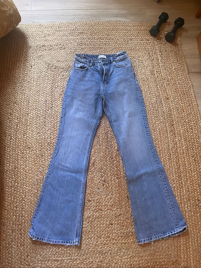 Jean Zara taille 36 bleu tbe