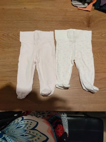 Lot de 2 bas avec pieds