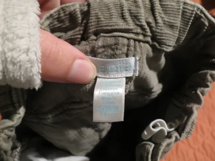 pantalon taille 12 mois garçon - photo numéro 5