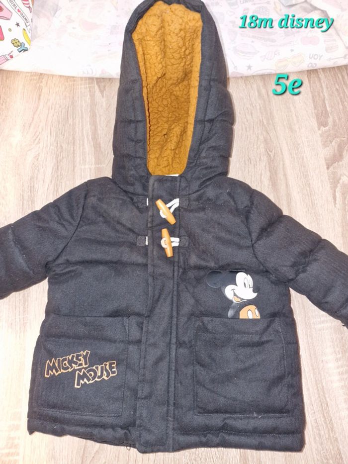 Manteau mickey 18mois