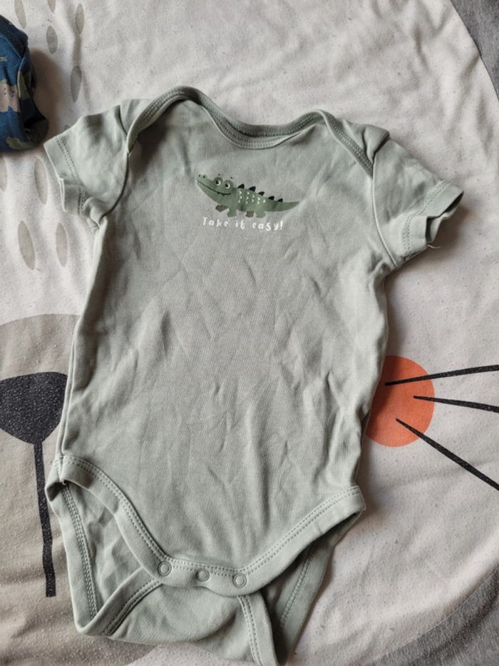 Lot de 5 bodies manches courtes 3/6 mois C&A - photo numéro 9