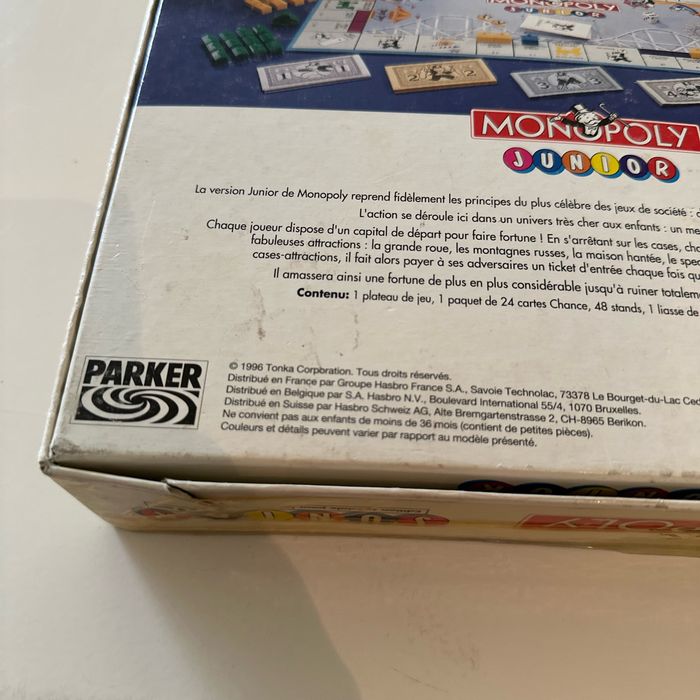 Monopoly junior ancienne, édition, 1996 - photo numéro 3