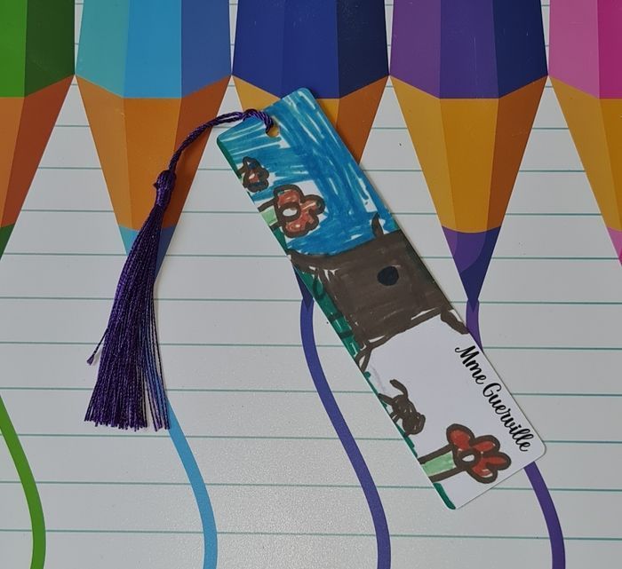 Marque page à personnalisé pour la fin année - photo numéro 4