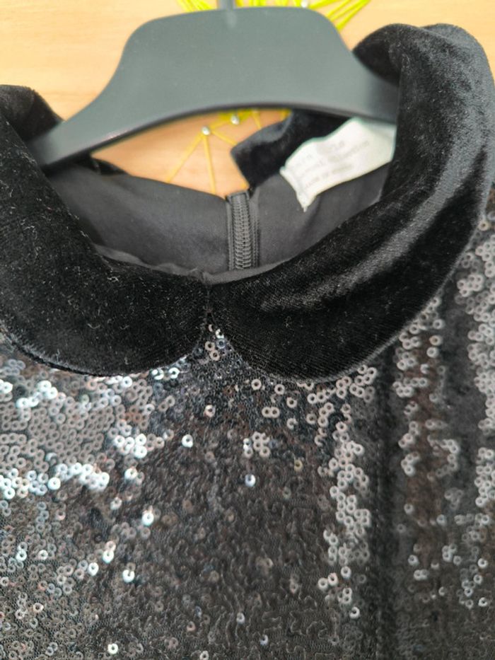 Robe sequin soiree fille Zara - photo numéro 4