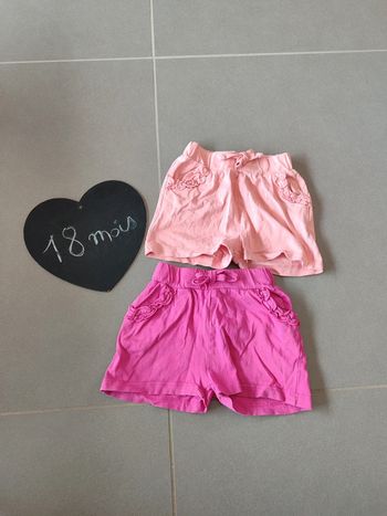 Lot de 2 shorts