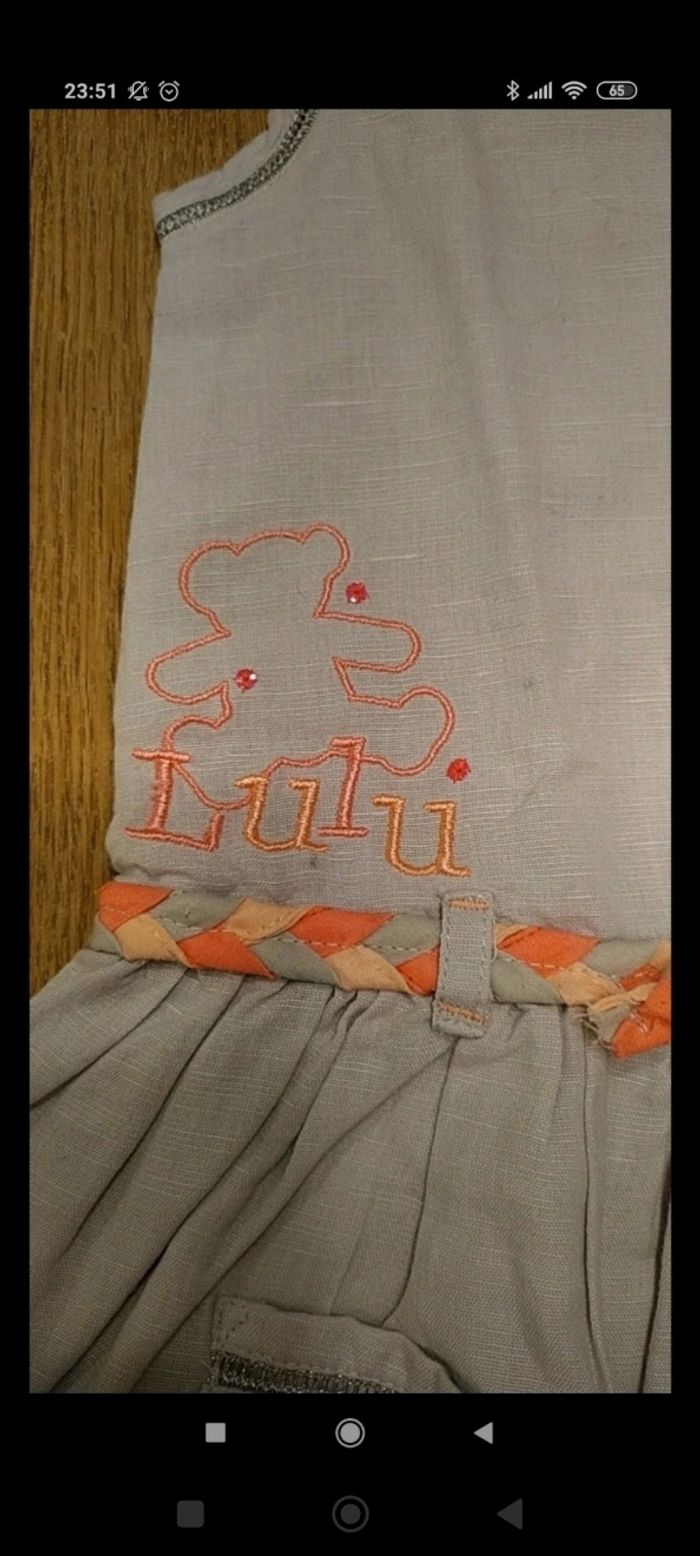 Robe grise 2 ans - photo numéro 3