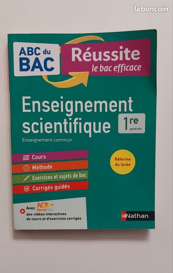 ABC du Bac - Enseignement scientifique- 1ere