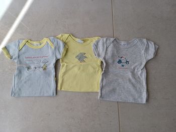 Lot de bodies manches courtes