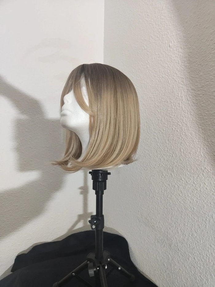 🎀 Promo 🎀 Perruque Naturelle Blond Ombré Glamour - photo numéro 10