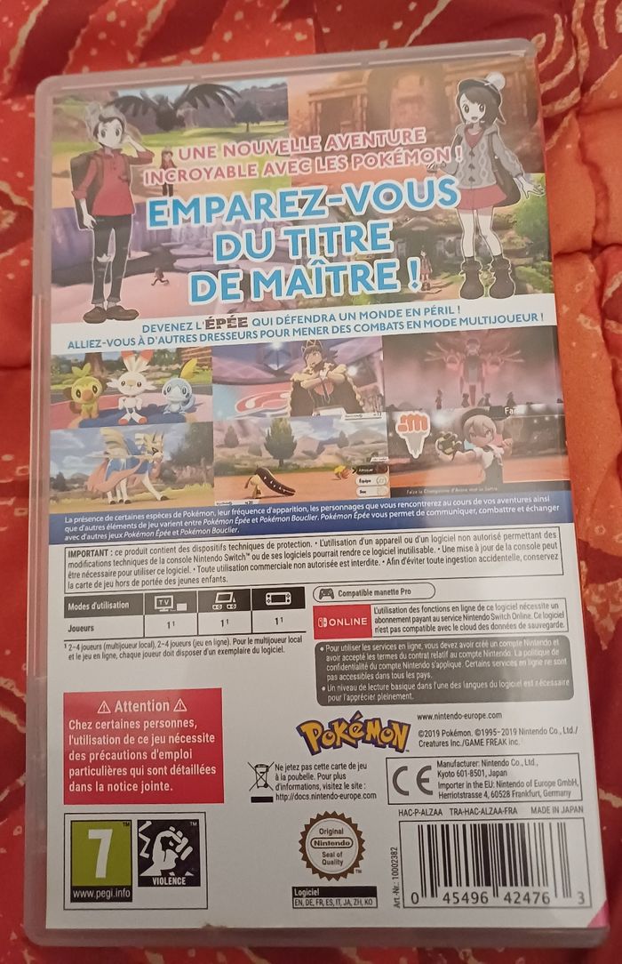 Jeu Pokémon épée - photo numéro 2