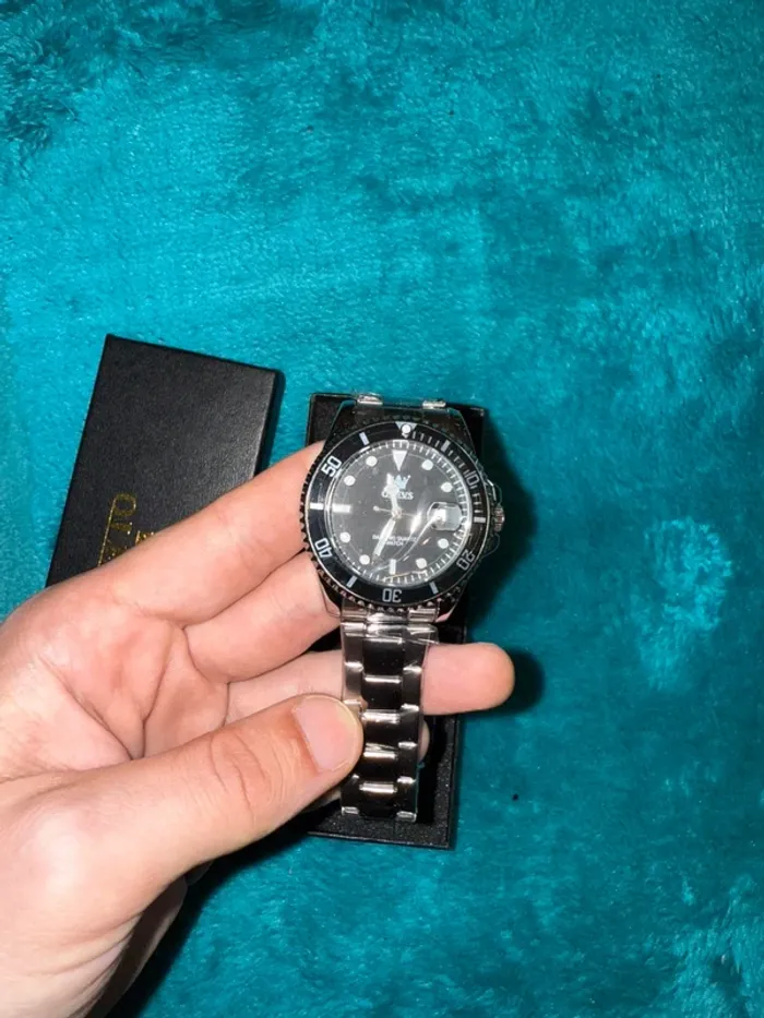 Montre Olevs sur bracelet métal - photo numéro 7